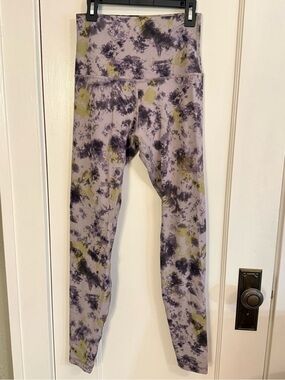 Lululemon Align Super-High-Rise Pant 28" size 6 in Radial Tie Dye Mauve Grey